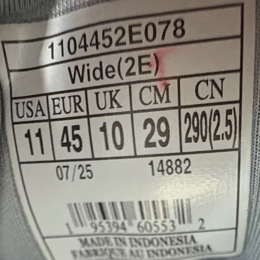 Brooks Glycerin 22 Mens Size 11 Wide Grey Athletic Running Shoes (1104452E078)